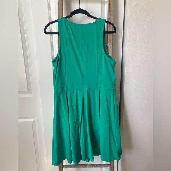 NWOT - Cynthia Rowley - Green Mini Dress - Size Large - Picture 3 of 3